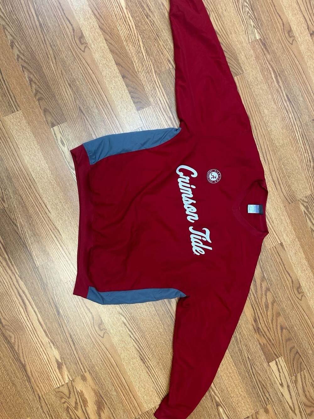 Knights Apparel stitched Alabama Crimson Tide crew neck sz large